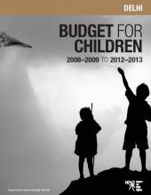 Budget for Children in Delhi 2008-2009 to 2012-2013
