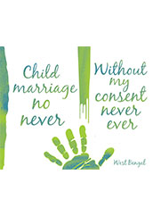 Child Marriage No Never: Without My Consent Never Ever, West Bengal