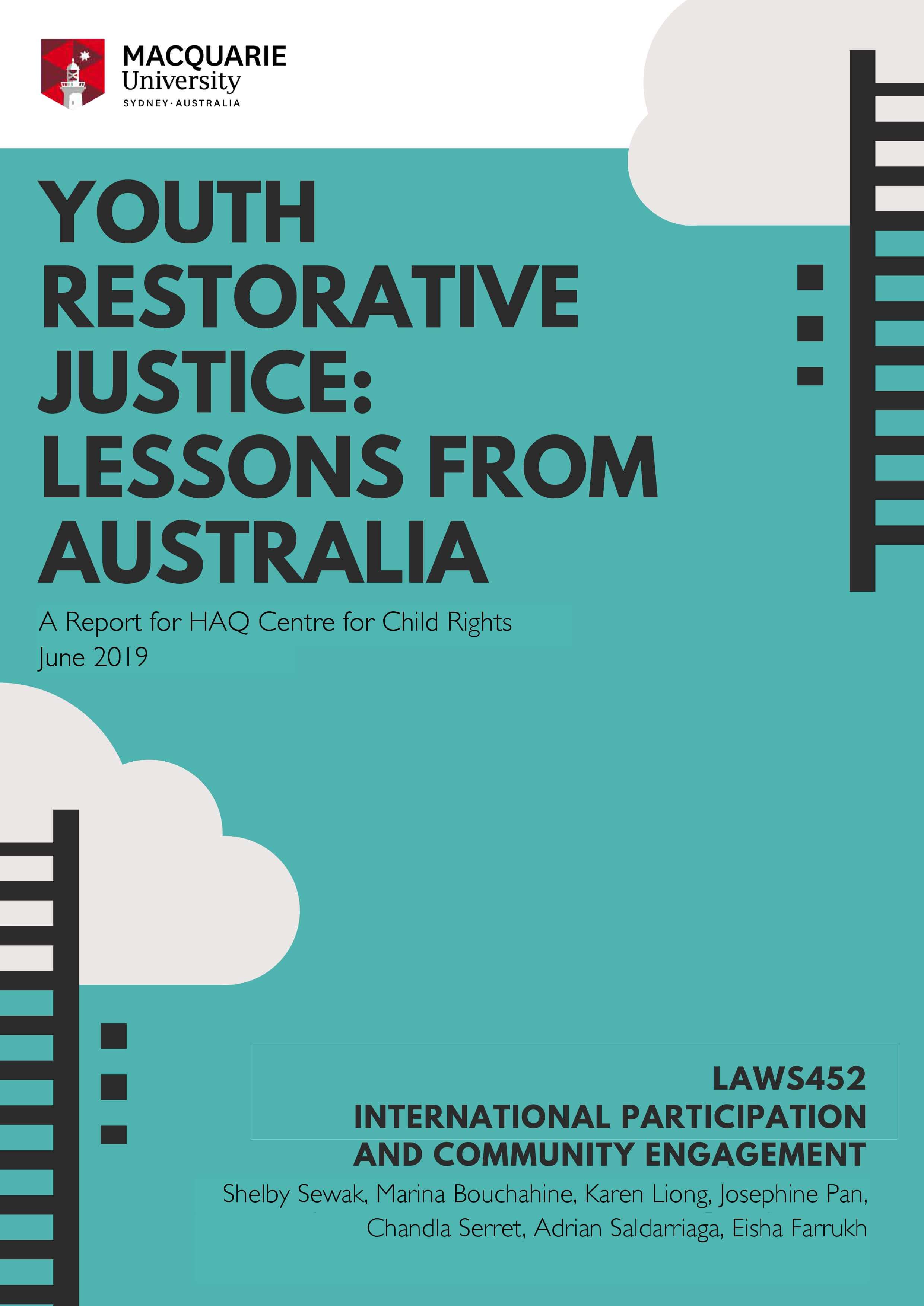 Restorative Justice in Australia _Research by Macquarie Students